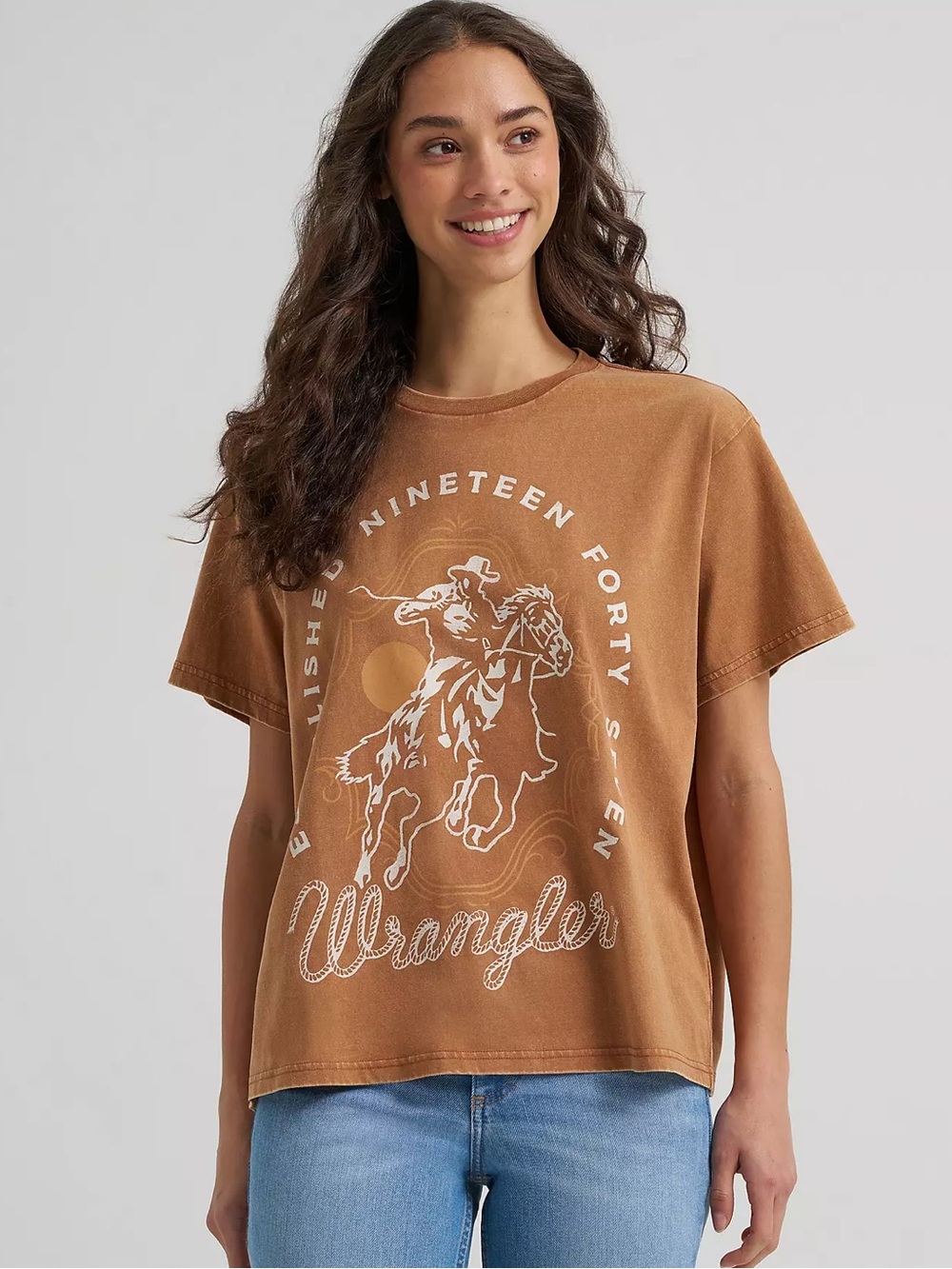 NWT WRANGLER RIDER GIRLFRIEND GRAPHIC TEE